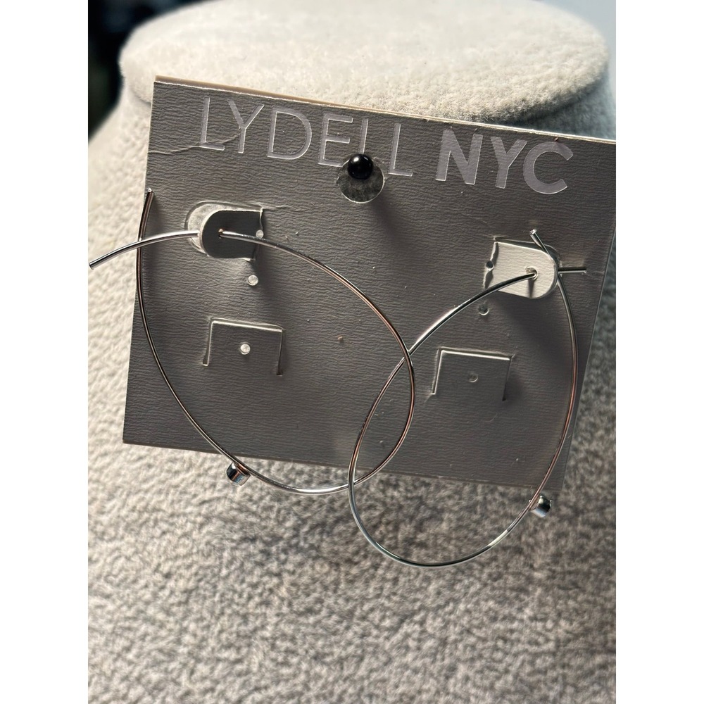 #24. Silver-tone Thin Minimalist Wire Earrings